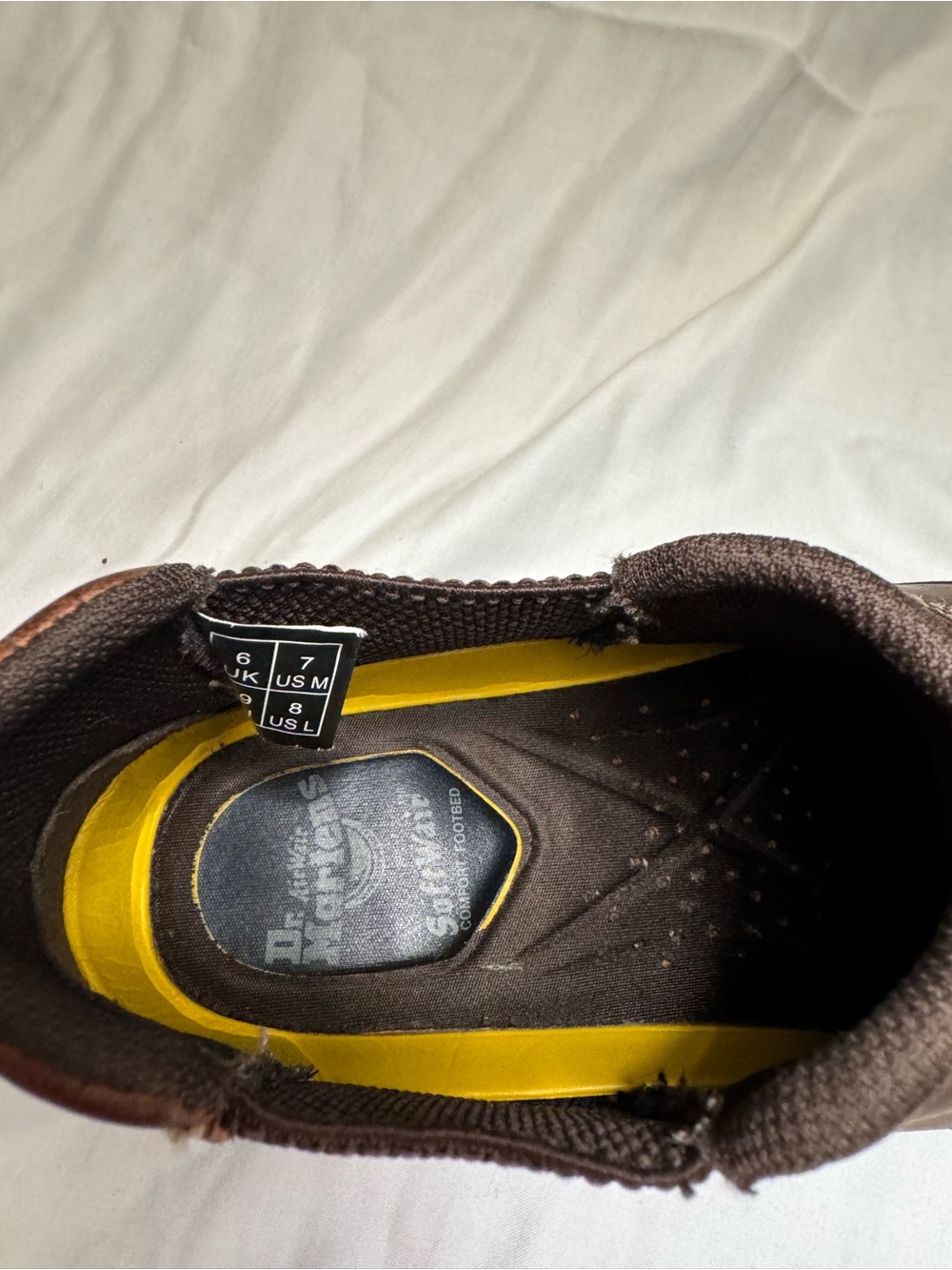 Dr. Martens Brown Leather Chelsea Work Boots Men’s [Size 7/ Woman’s 8] - Picture 10 of 11